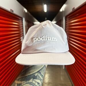 Podium Snapback Running Hat Light Pink OS